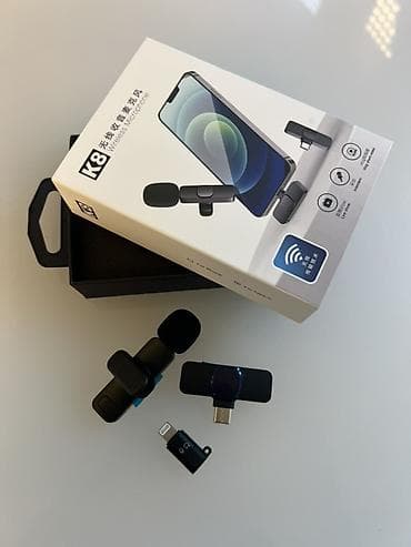 skull candy: Беспроводной микрофон K8 для смартфонов Описание: - Компактный — 1