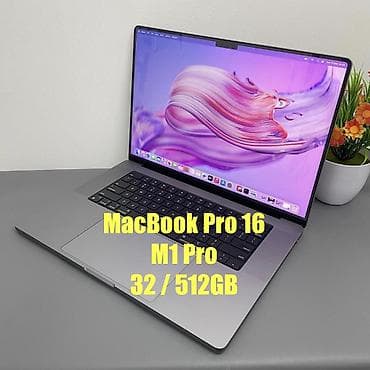 MacBook Pro 16 M1 Pro 32 / 512 Gb АКБ 97% / цикл:25 Состояние