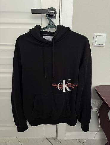 баскетбольная одежда: Мужской спортивный костюм, M, Calvin Klein, Б/у, цвет - Черный, Бесплатная доставка — 2
