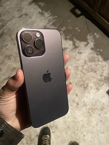 трутон: IPhone 14 Pro Max, Б/у, 256 ГБ, Deep Purple, Чехол, 85 % — 1