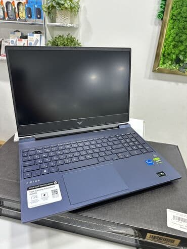 ноутбук victus: Ноутбук, HP, 8 ГБ ОЭТ, Intel Core i5, 15.6 ", Колдонулган, Оюндар үчүн, эс тутум SSD — 1