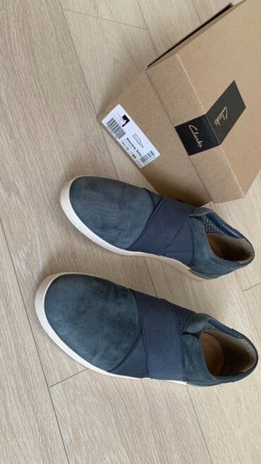 искры для обуви: Мужские кроссовки, 44, Clarks, Новый, цвет - Синий — 5