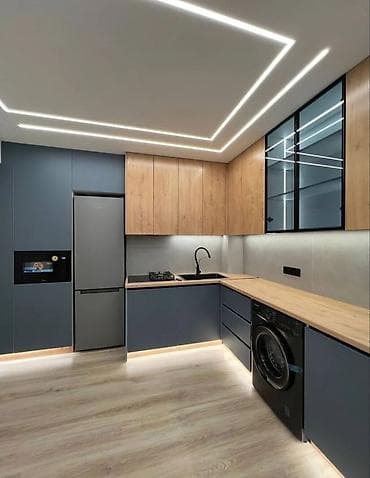 киевская тыныстанова: 2 комнаты, 47 м², Элитка, 9 этаж, Дизайнерский ремонт — 1