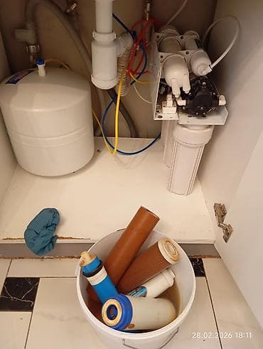 фильтры для воды бишкек цены: Фильтр для питьевой воды, Кол-во ступеней очистки: 3, Объем бака: Другой объем бака, Тип очистки: Система обратного осмоса, Бренд: Sole aqua — 2