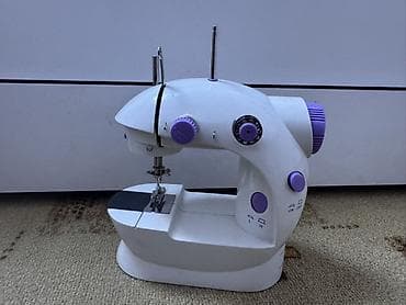 продается швейный цех: Мини-швейная машина для начинающих SM‑202 б/у Компактная настольная — 2