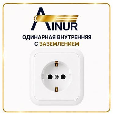 гнезда: Розетка Айнур одинарная внутренняя ( 250-А, 50-Гц, 10-16А) с боковым — 1
