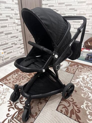 Коляска, цвет - Черный, Б/у