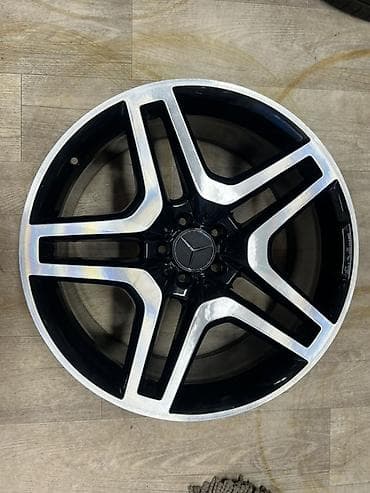 5: Литые Диски R 21 AMG, Комплект, отверстий - 5, Б/у — 2