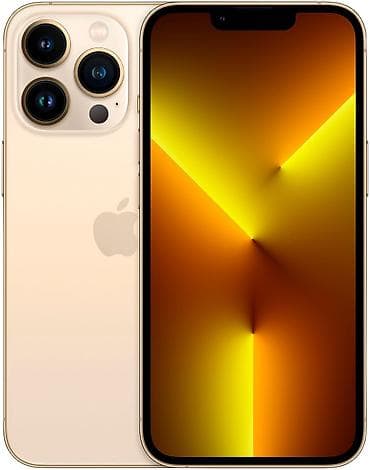 IPhone 13 Pro, Б/у, 128 ГБ, Золотой, Зарядное устройство, Защитное стекло, Чехол, 85 %