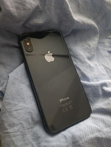 Уюлдук телефондор жана аксессуарлар: IPhone X, Колдонулган, 256 ГБ, Black Titanium, Заряддоочу түзүлүш, Каптама, Кабель, 100 % — 3