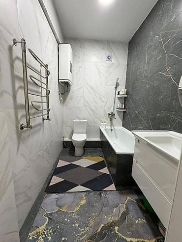 аванград сити: 3 комнаты, 80 м², Асанбай мкр Элитка, 7 этаж, Евроремонт — 8