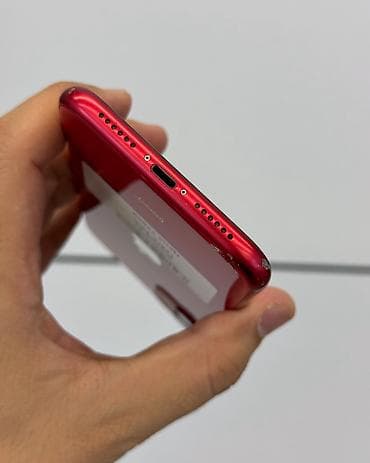 IPhone 11, Б/у, 128 ГБ, Красный, Защитное стекло, Чехол, В рассрочку, 75 % — 5