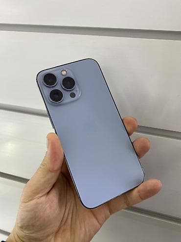 IPhone 13 Pro, Б/у, 512 ГБ, Sierra Blue, Защитное стекло, Чехол