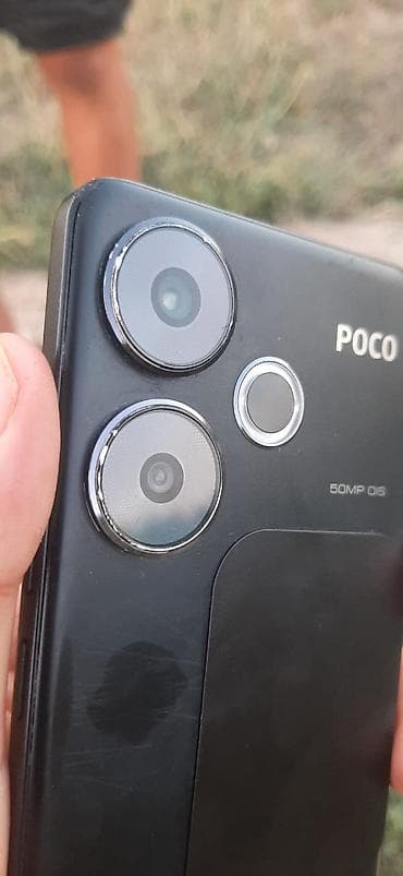 lg 24: Poco F6, Б/у, 256 ГБ, цвет - Черный, 2 SIM — 1