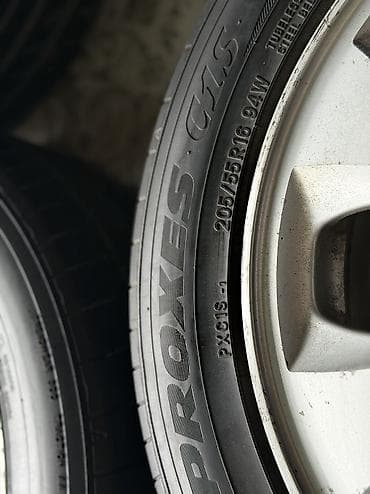 01: Колеса в сборе 205 / 55 / R 16, Лето, Б/у, Комплект, Легковые, Литые, отверстий - 5 — 10