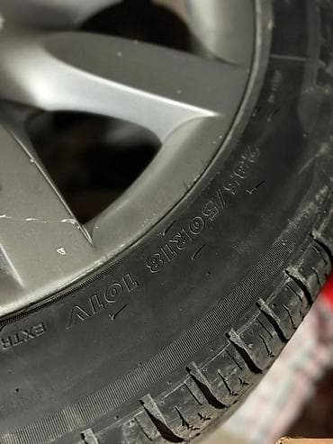 10 5j: Колеса в сборе 235 / 50 / R 18, Лето, Б/у, Комплект, Легковые, Литые, отверстий - 5 — 2