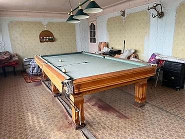 Маски, очки: Бильярдный стол для русской пирамиды - Классическая конструкция с — 2