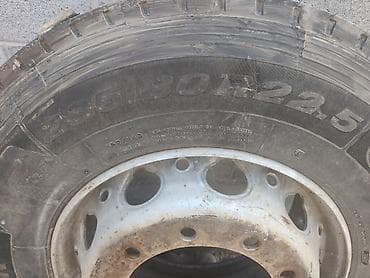 Шины и диски: Колеса в сборе 295 / 80 / R 22,5, Всесезонная, Новый, 1 шт, Грузовики/Автобусы, Железные, отверстий - 10 — 1