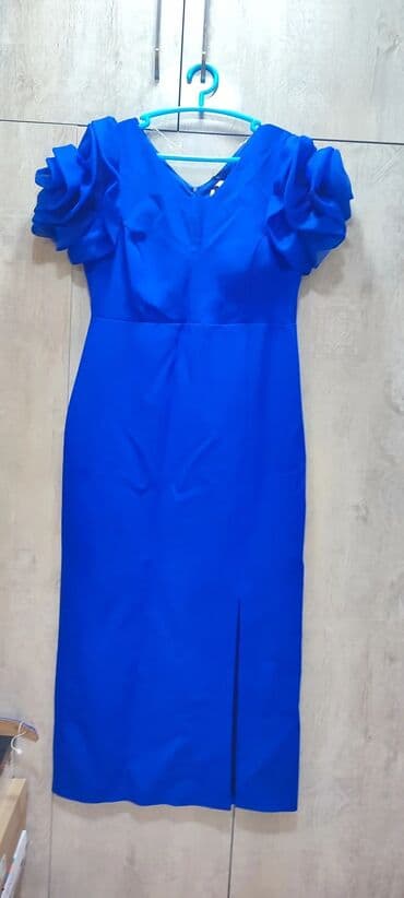 платье халат на пуговицах для полных: Вечернее платье, С рукавами, Камни, 2XL — 3