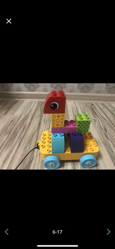 купить лего недорого: Развивающий игровой нобор lego duplo. каталка1000 сом. Набор состоит — 4