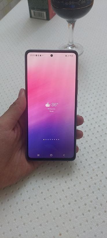 e96a hoco: Samsung Galaxy A53, Б/у, 128 ГБ, цвет - Голубой, 1 SIM, eSIM, 2 SIM — 2