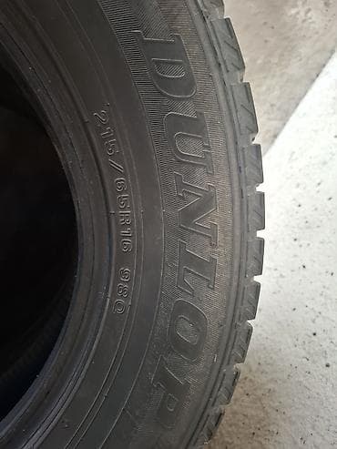 зимный покрышка: Шины 215 / 65 / R 16, Зима, Б/у, Комплект, Легковые, Dunlop — 3