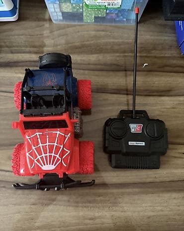 машина с пультом детский: Радиоуправляемый джип в стиле супергероя «паука». - Корпус — 1