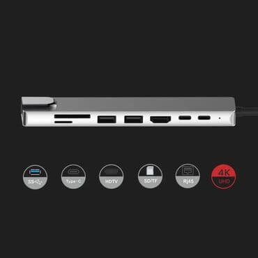 док станция бишкек: USB C HUB 8 IN 1: Адаптер-концентратор USB-C совместим со всеми — 2