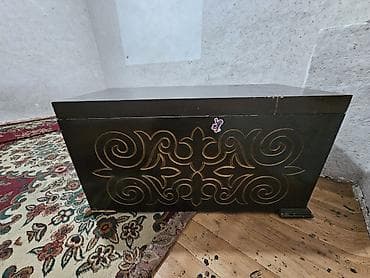 жд тупик: Сундук, Б/у, Для белья, Дерево, Самовывоз — 1