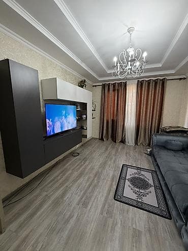 Квартиры: 3 комнаты, 87 м², Джал мкр (в т.ч. Верхний, Нижний, Средний) 107 серия, 9 этаж, Свежий ремонт — 2