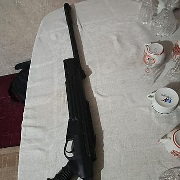 настольный теннисный стол: Пневматическая винтовка (переломка) с тактическим пластиковым ложем и — 1