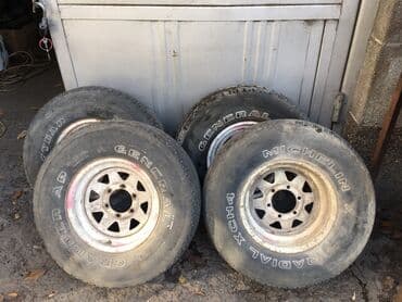 шины на внедорожник: Колеса в сборе 255 / 75 / R 15, Б/у, Комплект, Внедорожные (АТ/МТ), отверстий - 6 — 1