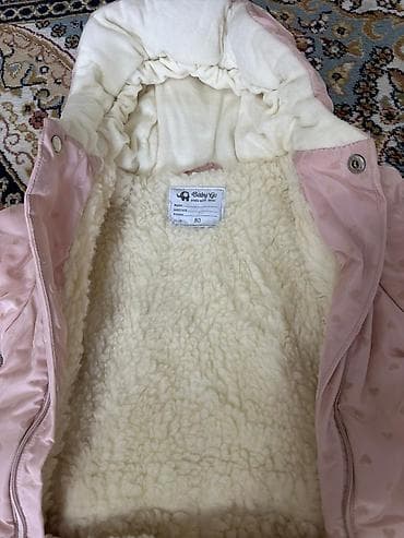 Верхняя одежда: Теплый зимний комбинезон для малышей Baby Go, размер 80. - Цвет — 2