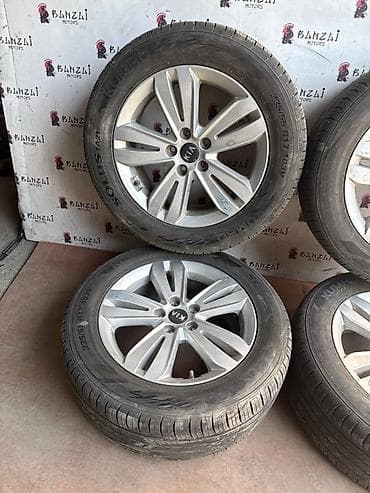 r17 4100: Колеса в сборе 235 / 55 / R 17, Лето, Б/у, Комплект, Легковые, Литые, отверстий - 5 — 2