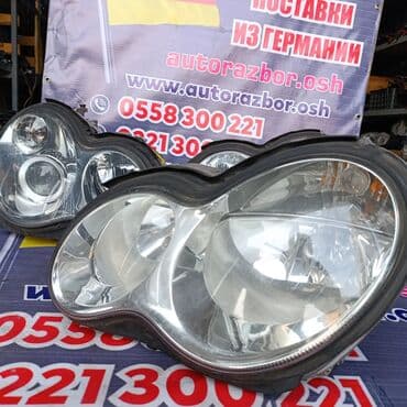 кузовной детали на спринтер: Комплект передних фар Mercedes-Benz Б/у, Оригинал, Германия — 6