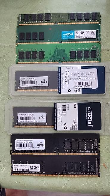 3200: Оперативная память (RAM) для ПК, Б/у, Crucial, 8 ГБ, DDR4, 3200 МГц — 2