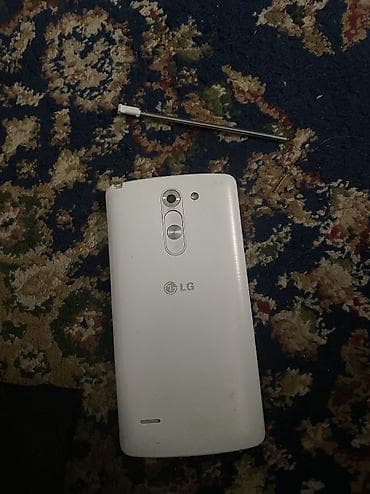 LG: LG G3 Stylus, Б/у, цвет - Белый, 2 SIM — 1