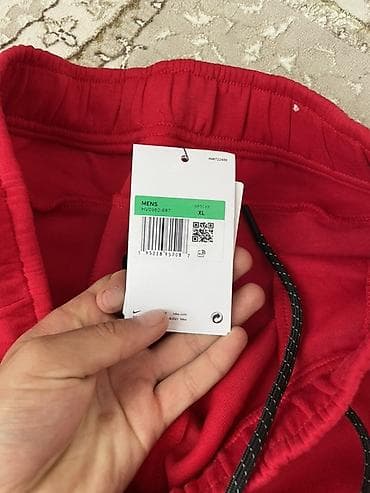 Эркектер кийими: Эркектердин спорттук костюму, XL, Nike, Жаңы, түсү - Кызыл, Акылуу жеткирүү — 6