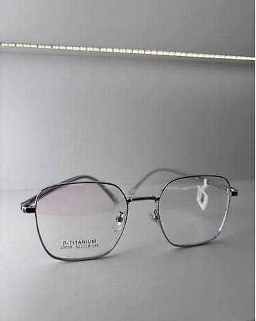 деловой: Для зрения очки очки, Унисекс, Цвет оправы: Серебристый, Новый — 2