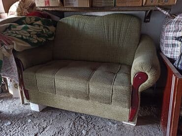 Прямые диваны: Отличный диван, перетянуть и будет как новый! — 2