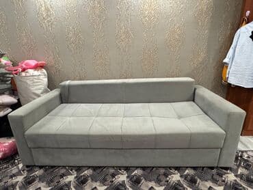 диван кровать ош: Прямой диван, Б/у, Двуместный — 1