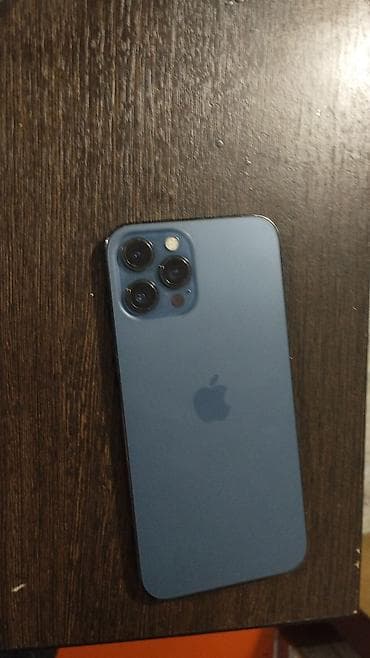 pro max: IPhone 12 Pro Max, Б/у, 128 ГБ, Pacific Blue, 70 % — 2
