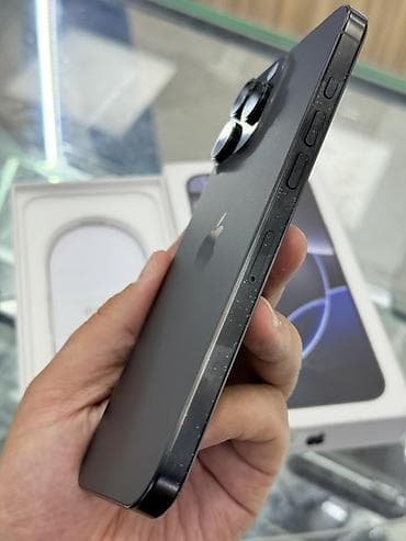 айфон бишкек: IPhone 16 Pro Max, Б/у, 256 ГБ, Black Titanium, Коробка, 100 % — 4