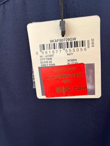 блузка очень красивая: Новая, цвет синий, размер 42, цена 500 — 6