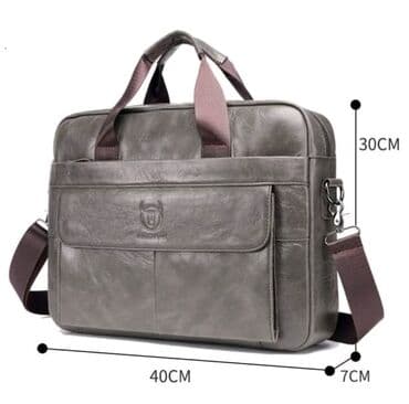 чехол для документов: Портфель, Новый, Материал: Экокожа, Мужские — 5