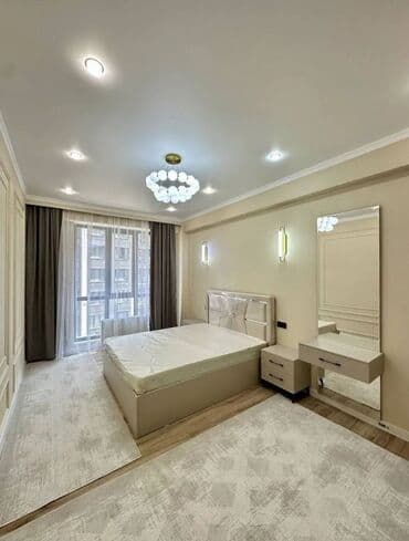 недорогие квартиры для аренды ош: 3 комнаты, 90 м², 5 этаж, Евроремонт — 4
