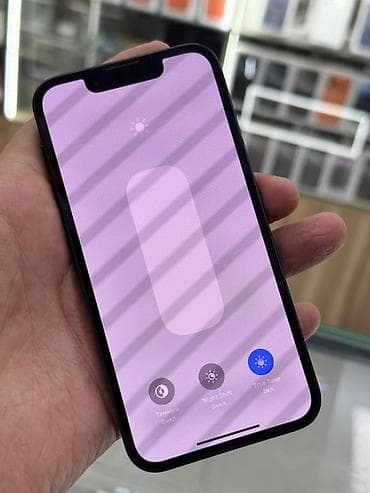 12: IPhone 13 mini, Б/у, 128 ГБ, Midnight, Защитное стекло, 85 % — 10