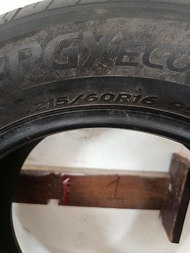 rf1 rf2: Шины 215 / 60 / R 16, Лето, Б/у, 1 шт, Легковые, Корея, Hankook — 2