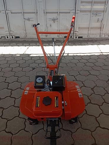 Мотоблок бензиновый, колесный, оранжевый - Тип: колесный