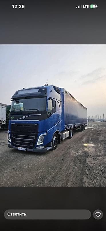 мото электрические: Тягач, Volvo, 2016 г., Тентованный — 2